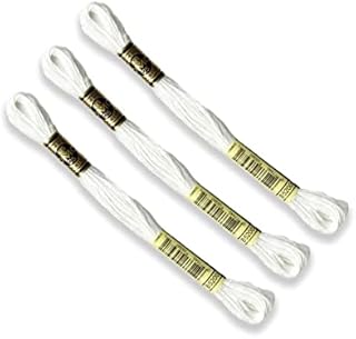 3 x DMC Threads/Skeins Mouline Stranded Cotton Cross Stitch 8 Metres - Number B5200