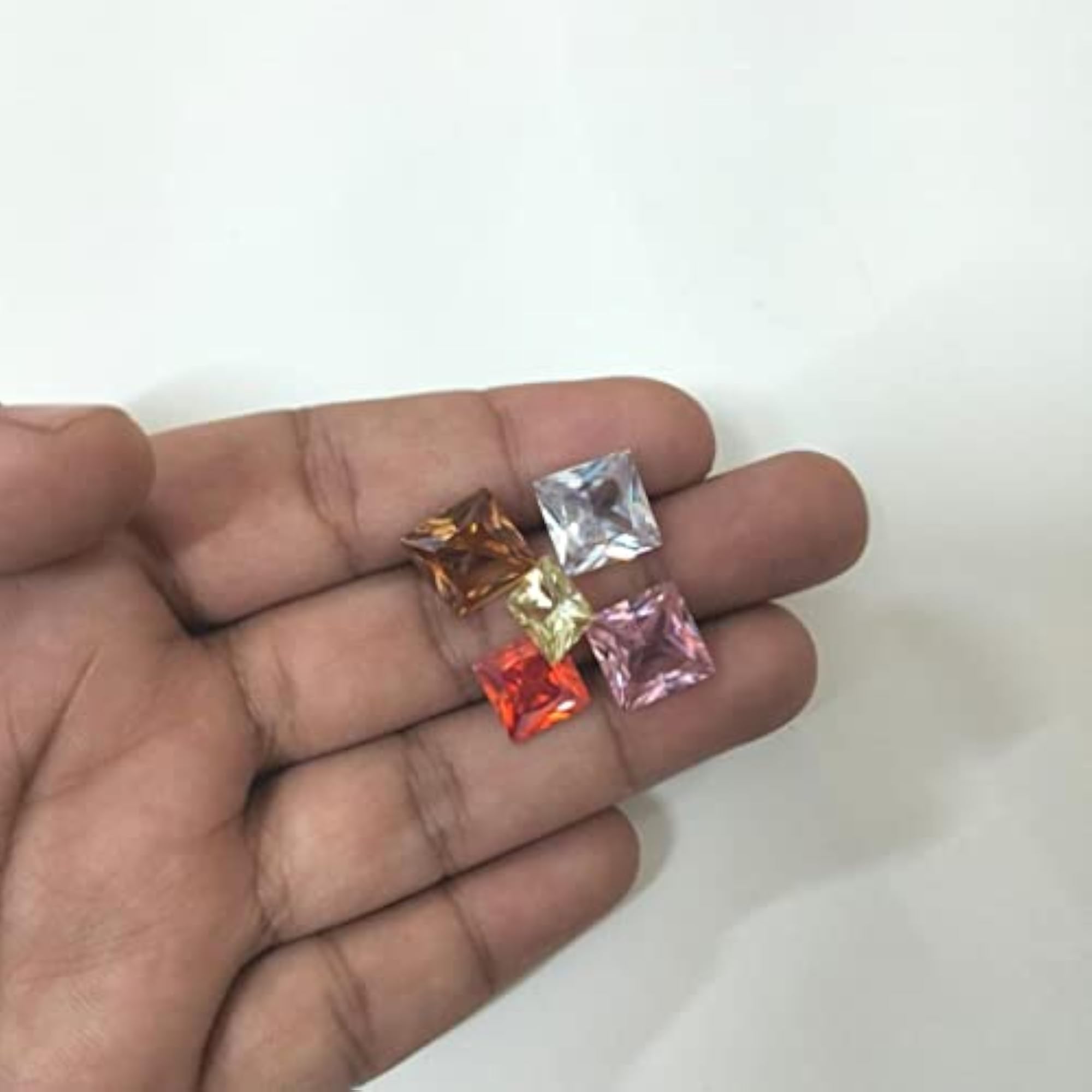Created Multi Color Cubic Zircon Loose Gemstone for Reselling
