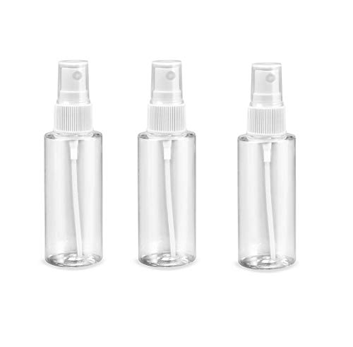 QTH Feel Good Refillable Fine Mist and Oil Spray Bottle (100 ml) Set of 3 Pcs