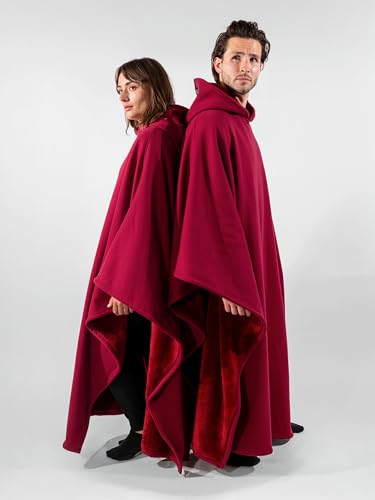 Image of FREE THE SHEEP Eden Hoodie - Oversized Weighted Hoodie Cloak with Ultra-Soft Faux Fur Liner