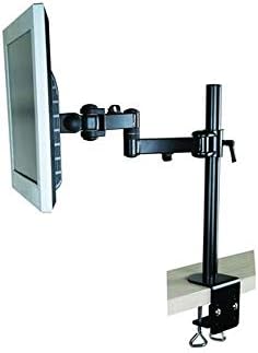 MonMountSwivel LCD Extension Arm with 3 Points Articulation Supports Up to 26-Inch, Black (LCD-1900B)