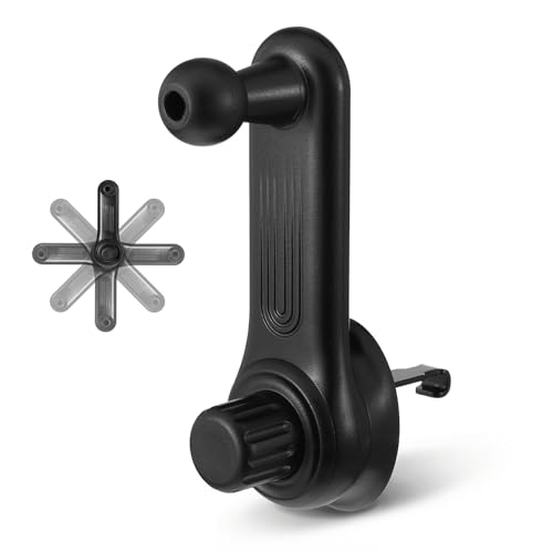 Qulkws Universal Car Vent Clip for Car Mount Cars Phone Holder Mount with 17mm Ball 360 Degree Rotatable Swing Arm and Adjustable Hook Air Vent Clip Replacement for Cars Phone Holder