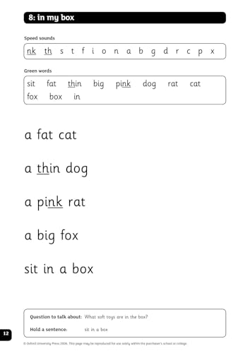 OXFORD UNIVERSITY PRESS Read Write Inc. Phonics: Ditty Photocopy Masters