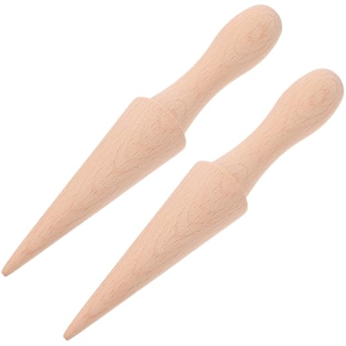 Homoyoyo 2 pièces Moule à Cornet de Glace Réutilisable pour Dessert DIY Accessoire Cuisine Pratique et Facile à Utiliser Moldes Gaufriers Pâtisserie Cone pour Sorbets et Douceurs