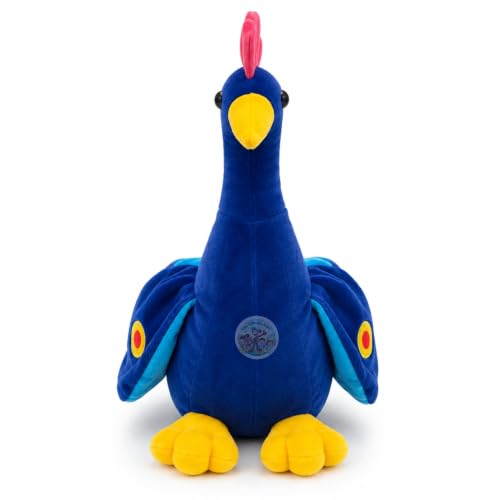 Image of Chi-Chimpu Toyss Peacock Soft Toy 40 CM for Kids | Ultra Soft Plush Stuffed Peacock | Premium PP Cotton Filled Bird Plush | Washable Cuddly Toy | Birthday Gift for Boys, Girls & Toddlers