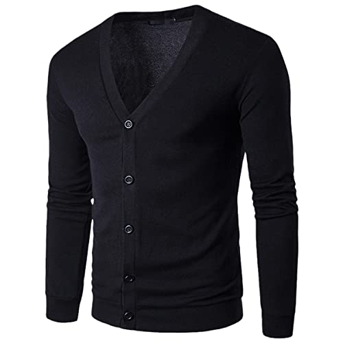 Pull chaud manches longues style habillé coupe ajustée couleur unie noir