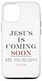 Photo Gallery custodia per iphone 14 pro jesus is coming soon - luke 12:40 christian faith Photo Gallery custodia per iphone 14 pro jesus is coming soon - luke 12:40 christian faith