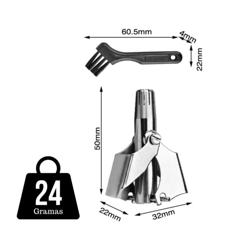 Cortador de Pêlos de Nariz Manual Portátil Ultra Silencioso e Sem Dor