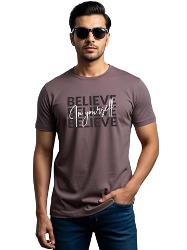 Image of ADRO Tshirt for Men | Printed T Shirt for Men | 100% Cotton Regular Fit T-Shirt |Printed T Shirt