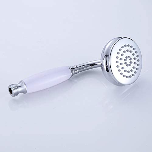 Robinetterie baignoire ensemble de douche chromé avec douchette 2 fonctions