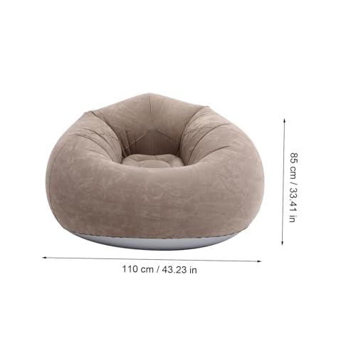 Fauteuil gonflable épuré avec assise pliable ergonomique et étanche - 7