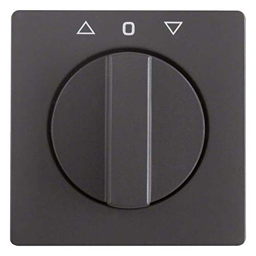 Berker 1080608600 pièce centrale bouton pour store rotatif velours anthracite