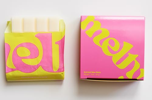 Long-Lasting Scented Wax Melts, 3oz (85g) - Sheer Vanilla, Jasmine & Cashmere, Vegan Hemp-Soy Blend, Made in USA, themelty.co