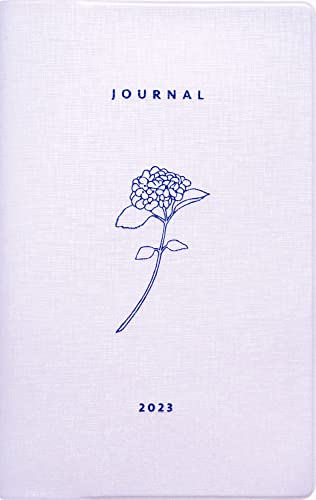 エルコミューン マトカ 手帳 2023年 1月始まり コンパクト マンスリー フローラ アジサイ DR-MC-241