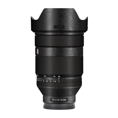 Film de protection Sony FE 28-70 mm F2 GM - Habillage vinyle premium noir brillant