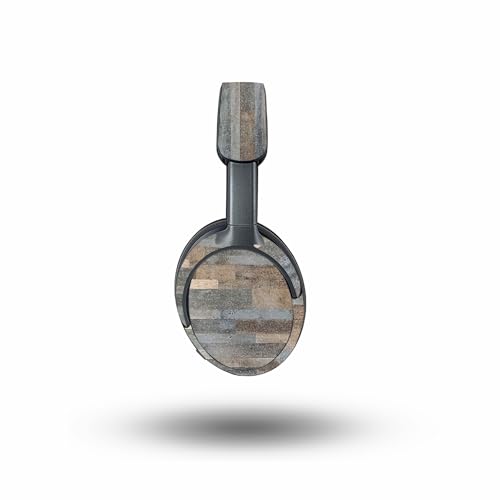 Image of MightySkins Glossy Glitter Skin Compatible with Bose QuietComfort Ultra - Gray Wood | Protective, Durable High-Gloss Glitter Finish | Easy to Apply, Remove, and Change Styles