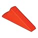 Master Caster Giant Foot Doorstop, No-Slip Rubber Wedge, 3.5w X 6.75d X 2h, Safety Orange
