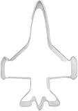  Ausstechform Flugzeug / Kampfflugzeug, 7cm, Weissblech