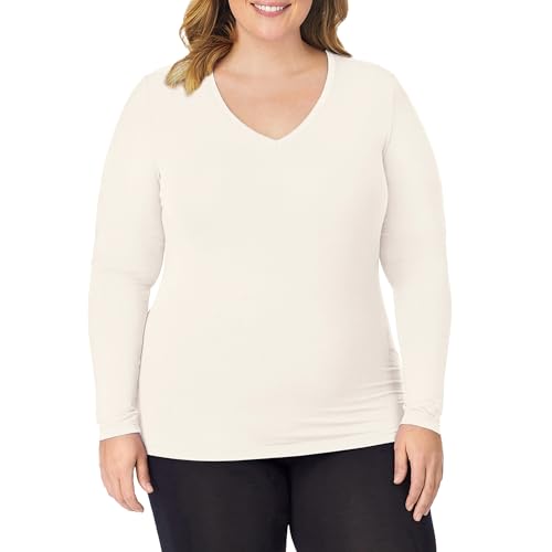 Image of Cuddl Duds Softwear with Stretch Long Sleeve V-Neck