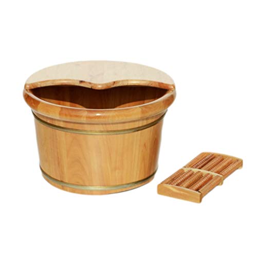 Cubeta de madera para spa de pies con masaje miniatura 5