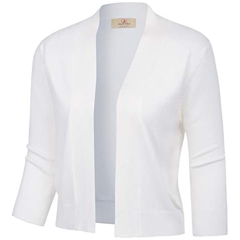 GRACE KARIN Women's Cropped Cardigan Elegant Shrug Cover