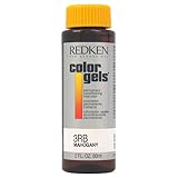 Redken Color Gels Permanent Conditioning 3RB Mahogany Hair Color for Unisex, 2 Ounce