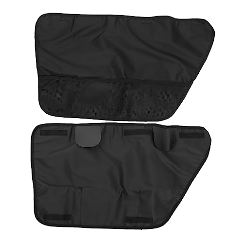 Tapis de porte de voiture pour animaux antigriffure housse étanche lavable 2 pièces