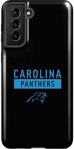 Skinit Pro Phone Case Compatible with Galaxy S21 FE - Officially Licensed NFL Carolina Panthers Large Logo Design
