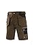 Produktbild CXS Herren Arbeitsshorts Professionell - Sehr Stabile Strapazierfähige Shorts Arbeitshose Gartenhose Bundhose Gartenshorts (Braun 52)