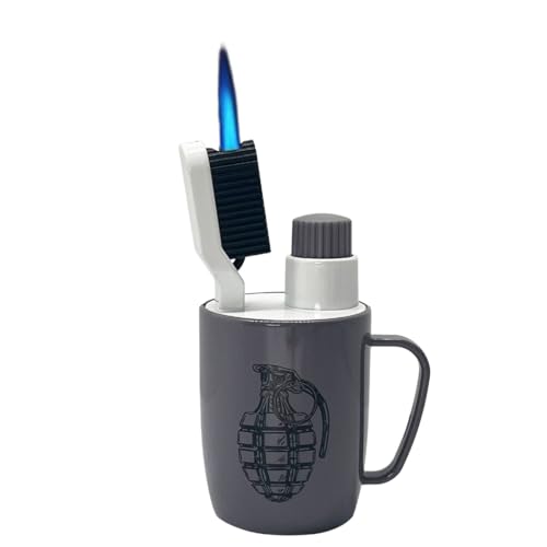 Encendedor creativo tipo cepillo de dientes gris