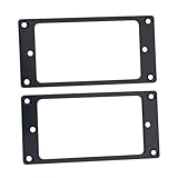 Copertura Humbucker in metallo: la copertura Humbucker è costruita in metallo, garantendo stabilità. È progettato per adattarsi ai pickup Humbucker di chitarra elettrica standard, fornendo protezione e un aspetto pulito. Il pickup copre lo stile Humbucker completa varie finiture per chitarra, disponibili in argento, nero o oro per abbinare diverse preferenze hardware. Le dimensioni precise (cornice esterna da 92x46mm, telaio interno da 70,5x39 mm) assicurano la compatibilità con la maggior