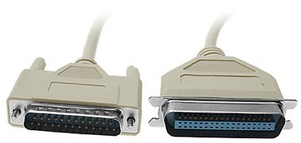 Aptii DB25 Male 36 Centronic Male Parallel Printer Cable 2m
