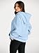 Trendy Queen Womens Oversized Hoodies Fleece Sweatshirts Fall Fashion Pullover Sweaters Winter Clothes Sky Blue XL