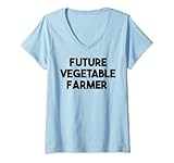 Photo Gallery donna futuro agricoltore di verdure maglietta con collo a v Photo Gallery donna futuro agricoltore di verdure maglietta con collo a v