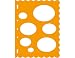 Fiskars 8.5x11 Inch Sheet Ovals Shape Template