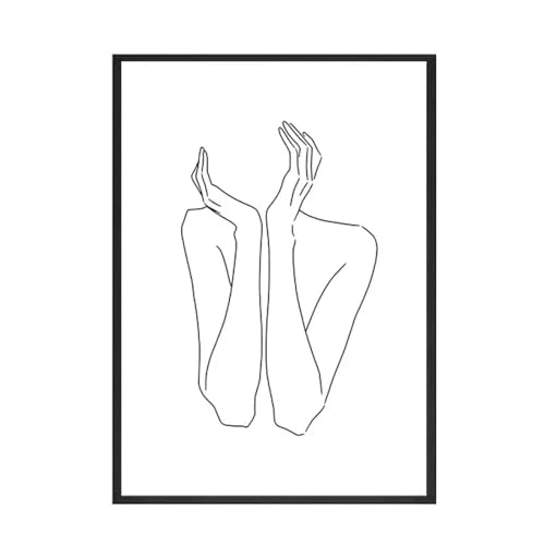 Affiches impressions fleur visage pour mur élégant