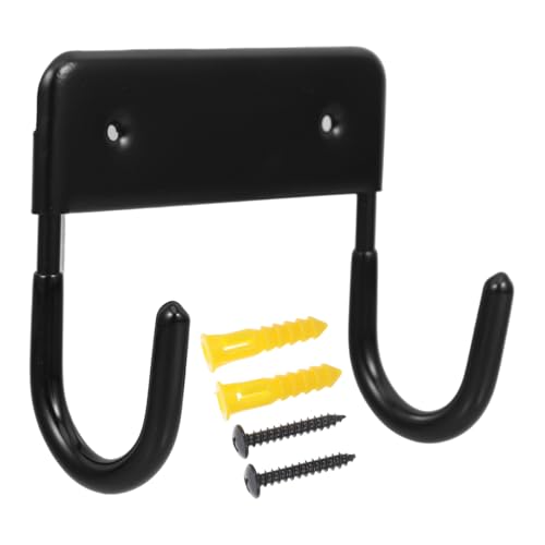 iplusmile Colgador de Tabla de Planchar Soporte de Pared de Tabla de Hierro colgadora de planchas Soporte de Pared de suspensión de Tabla de Hierro Gancho de baño de polivinilo Negro