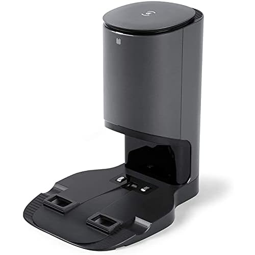 Ecovacs Automatische Absaugstation: für die automatische Entleerung Ihres DEEBOT T8/T8 AIVI Roboterstaubsaugers - inkl. 2 Staubbeuteln für Ihre Entleerungsstation des Staubsaugerroboters, AES, Schwarz
