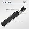 Lulupack Perfume Atomizer Refillable Travel Bottle: Cologne Portable Sprayer for Men - Mini Spray Empty for Refill - 1oz Large Size Black