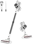 Wireless Stick Vacuum Cleaner, 80000PRM Suction, Dual Modes, 40-Min Battery, Washable Components