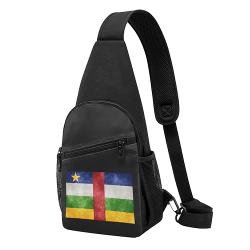 Central African Republic Flag，Fashion One-Shoulder Bag，Anti-Theft Crossbody Shoulder Chest Bag