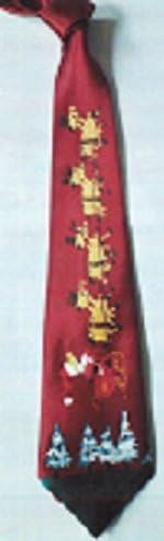 Sleigh Ride Musical Light Up Tie