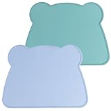tischset baby led weaning 【Verbesserte Stabilität】Sorgen Sie mit unseren zweiteiligen rutschfesten Silikon-Tischsets dafür, dass die Mahlzeiten Ihres Kindes sauber bleiben. Das rutschfeste Design sorgt dafür, dass die Matten fest an Ort und Stelle bleiben und verhindert so ein Ausrutschen und Verschütten.