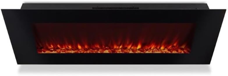 Real Flame 1330E-BK DiNatale Wall-Hung Electric Fireplace 50" - Black