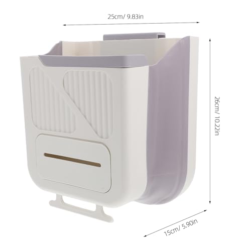 Caneca de basura plegable para cocina montada en pared miniatura 3