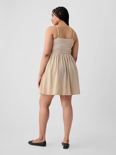 Image of Gap Women's V-Smocked Mini Dress