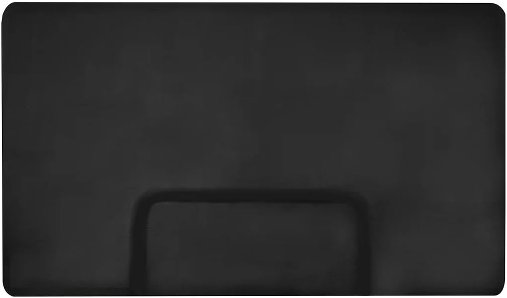 Buy-Rite 3’ x 5’ No Fatigue Salon Mat – ¾” Super Soft Rectangular Stylist Floor Mat with 12” x 24” Square Chair Cut-Out, Puncture-Proof, Anti-Fatigue, Easy-Clean Surface, SHP-SS3050RSQR3/4