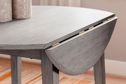 Signature Design by Ashley Shullden Drop Leaf Dining Table, 43 in, Grey - image 6
