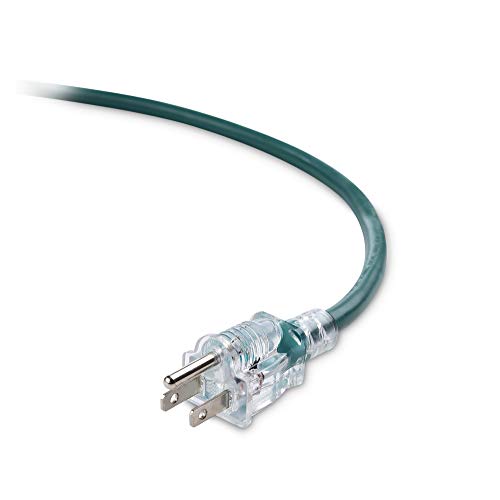 Cable Matters Lighted 16/3 Sjtw Weather Resistant 3 Outlet Outdoor Extension Cord 60 Ft, Ul Listed With Led Light In Green (Nema 5-15P To 3X 5-15R) - 60 Feet #TOP2