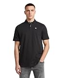 [G-STAR ジースター] ポロシャツ ポロ メンズ 半袖 レギュラーフィット ブラック Oluv regular polo ss D29530-E558-6484-S